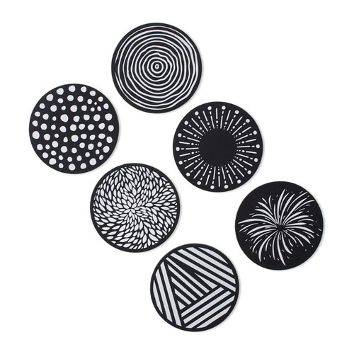Nonslip silicone coasters - nonslip,