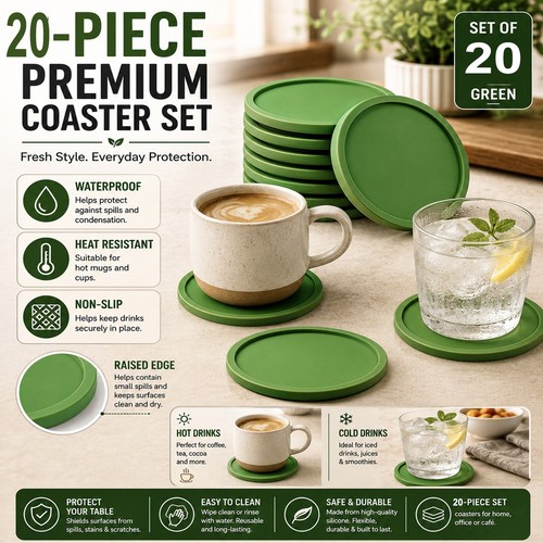 Pack silicone coasters - pack,