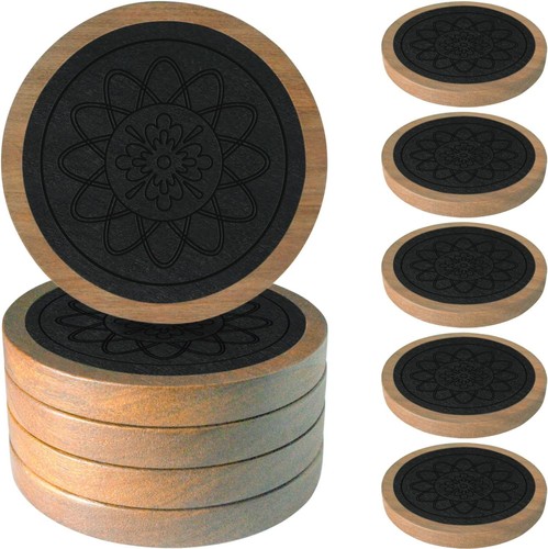 Wood drink coasters set 5 - coasters,