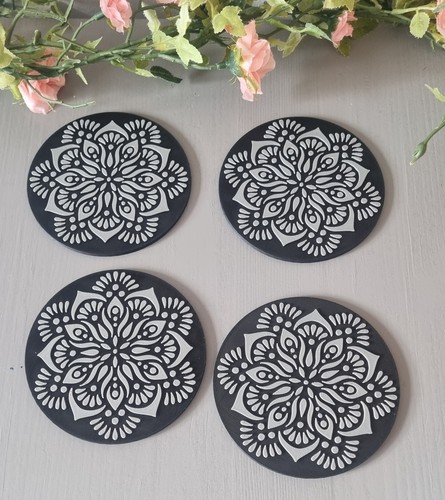 Mandala coaster set - set, of