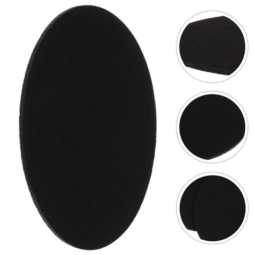 Reusable black felt coasters - reusable,