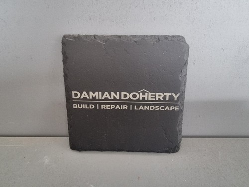 Personalised slate coasters - slate,