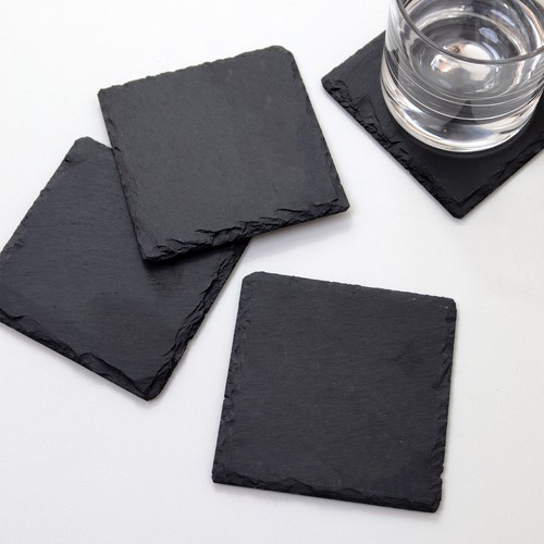 Set square slate coasters - 8,
