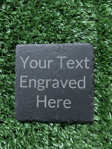 Personalised slate coasters - personalised,