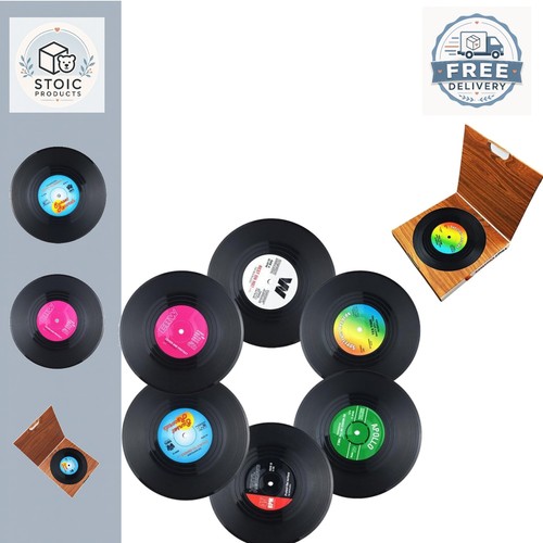 Round black vinyl - black,