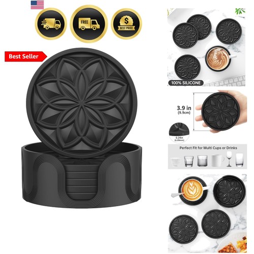 Silicone coasters set with - coasters,