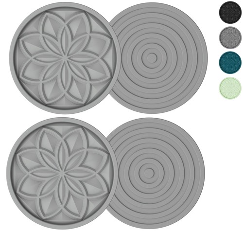 Silicone coasters set - set,, 4